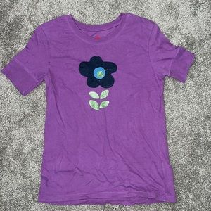 Girls Hanes Purple Tee